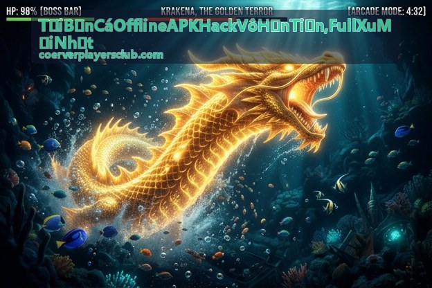 Bắn cá offline hack xu - giao diện chính